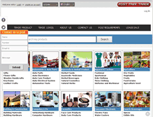Tablet Screenshot of importersexporter.com